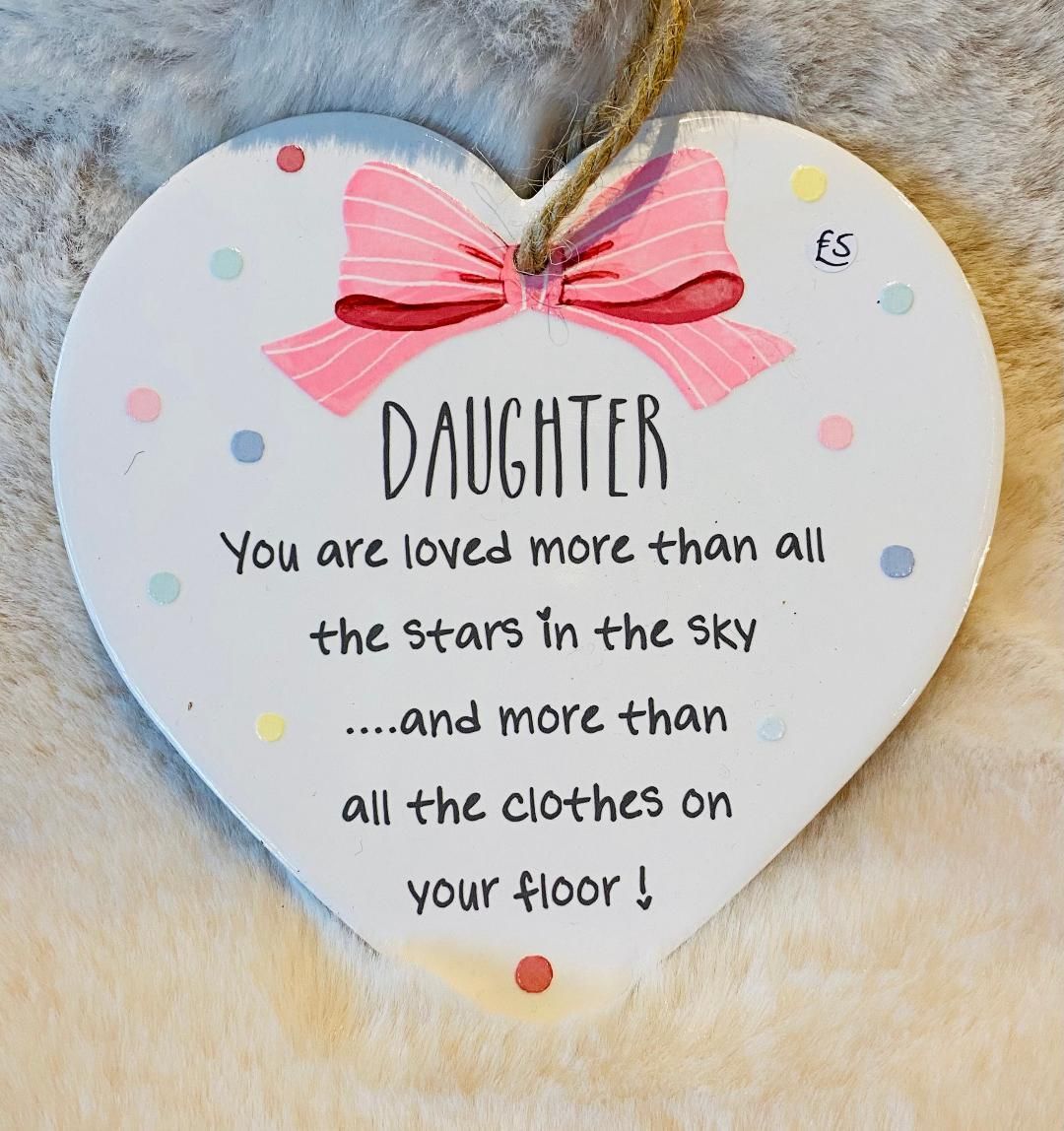 'Daughter' Ceramic Plaque