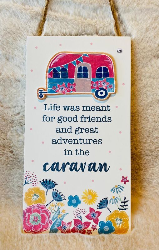 'Caravan' Plaque