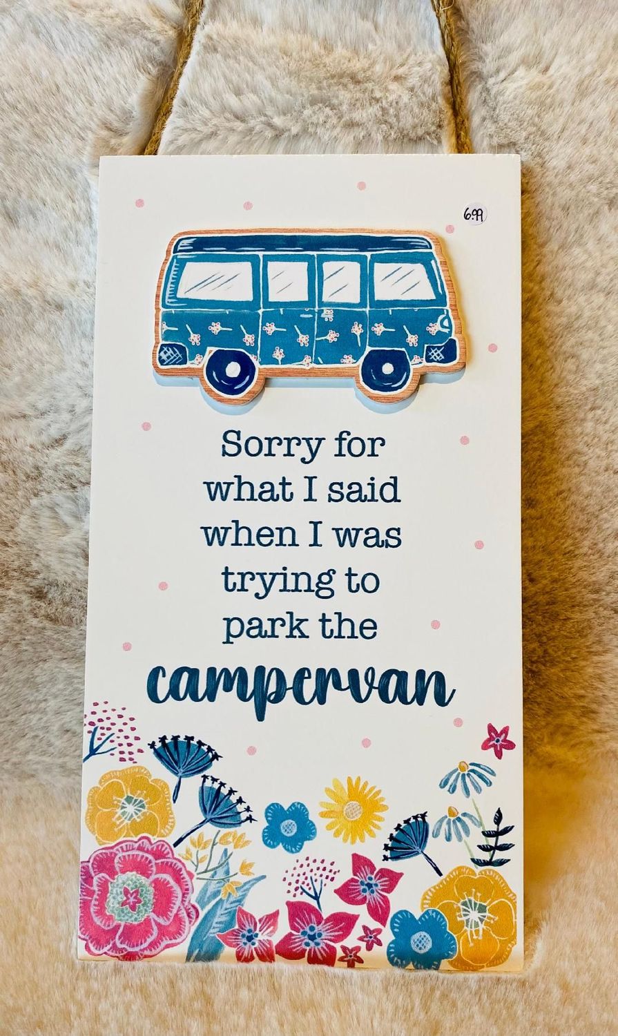 'Campervan' Plaque