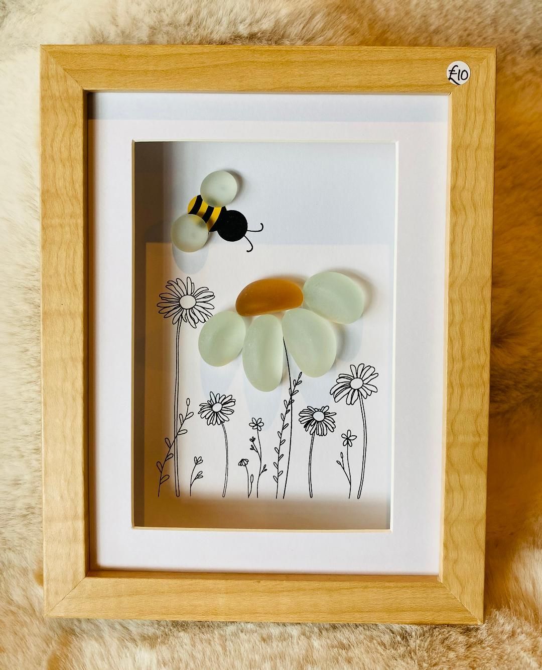 'Bee & Flower' Box Plaque