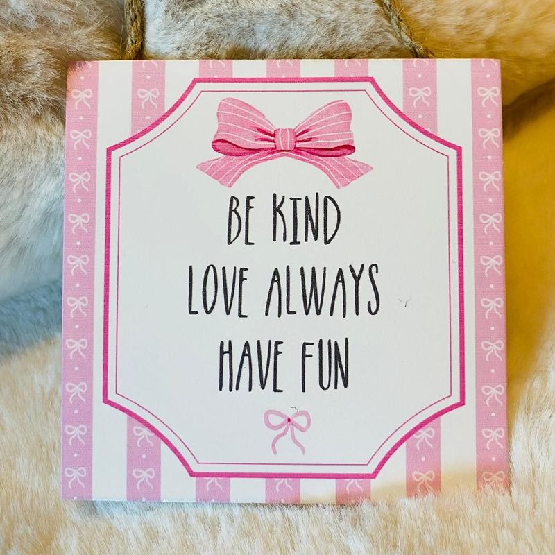 'Be Kind' Candy Stripe Hanger