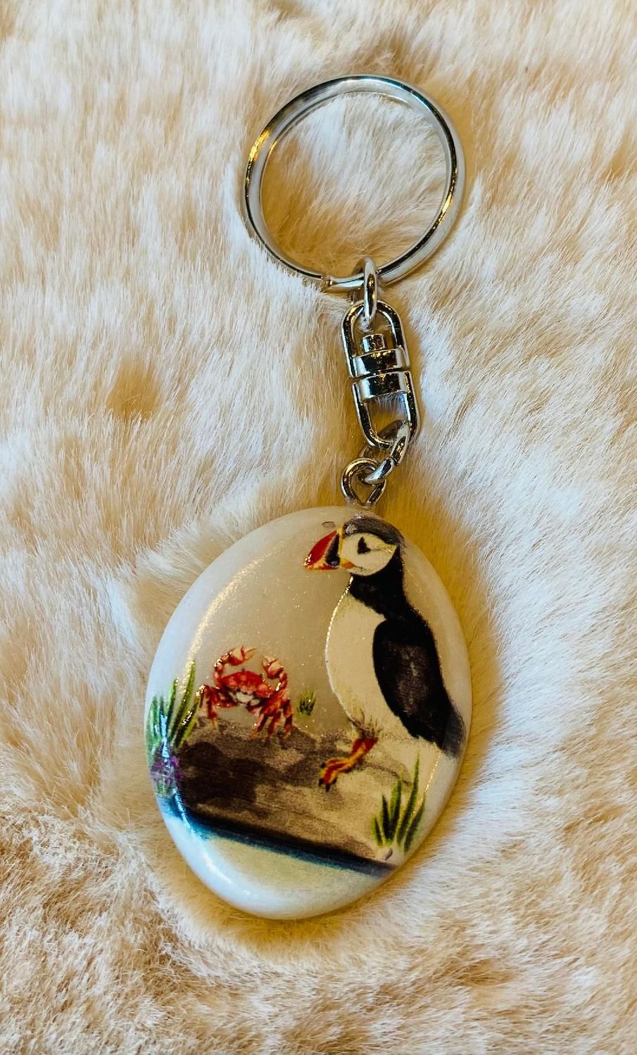 'Puffin' Keyring (C)
