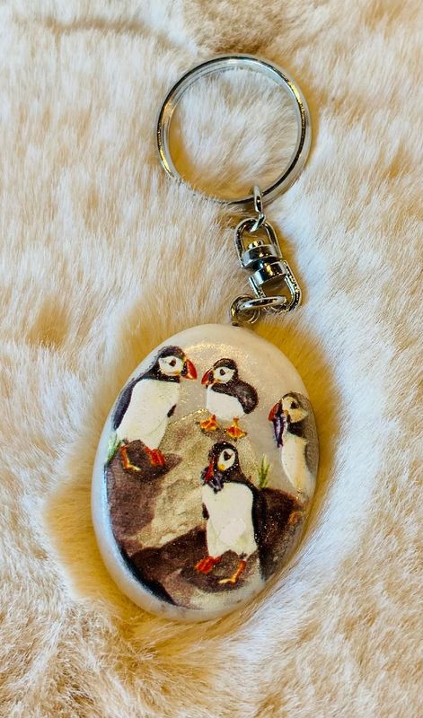 'Puffin' Keyring (B)