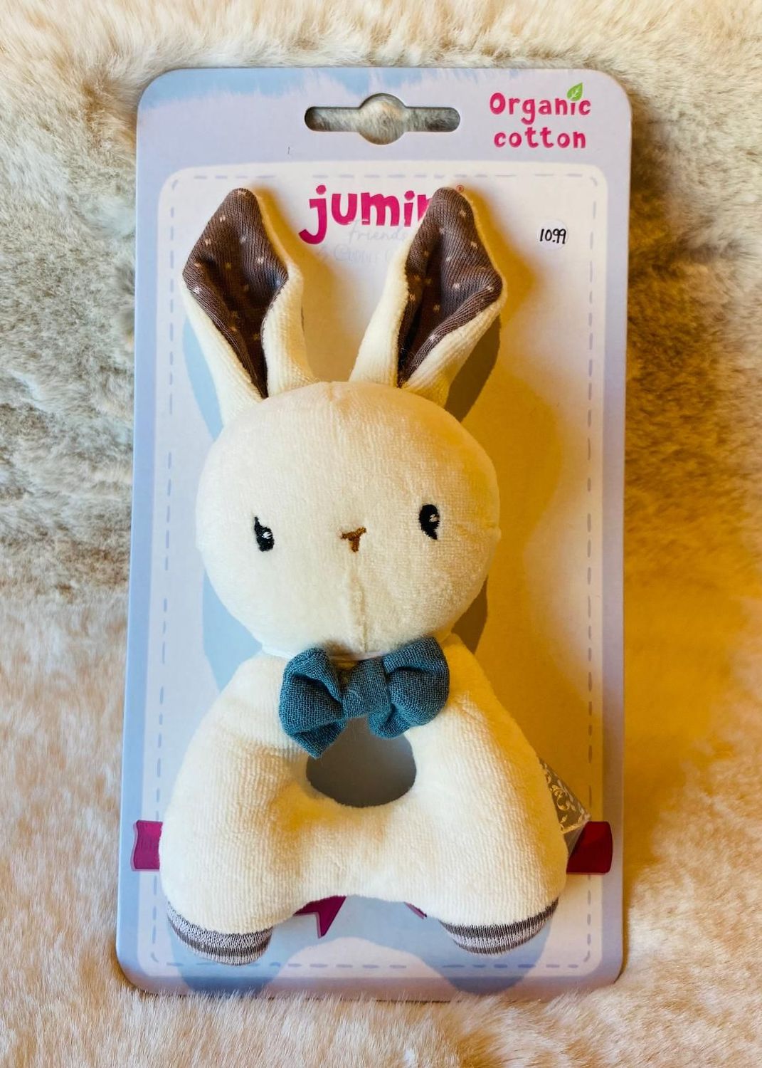 'Bunny Rattle' - Blue