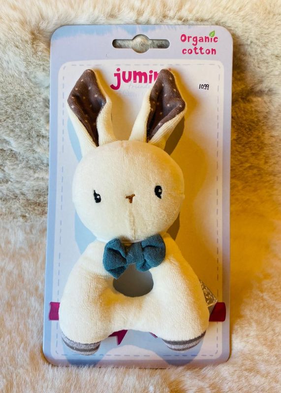 'Bunny Rattle' - Blue