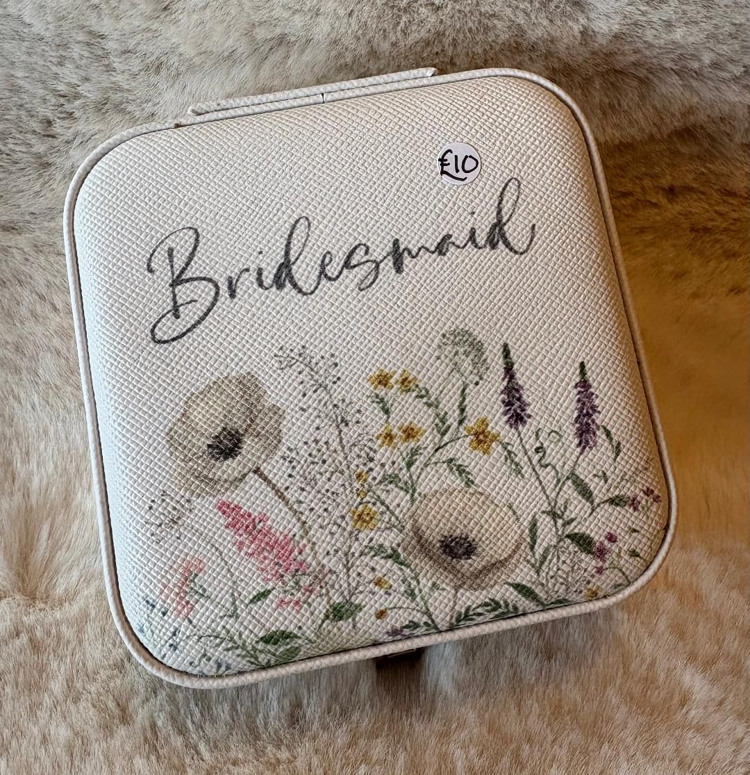 'Bridesmaid' Jewellery Case