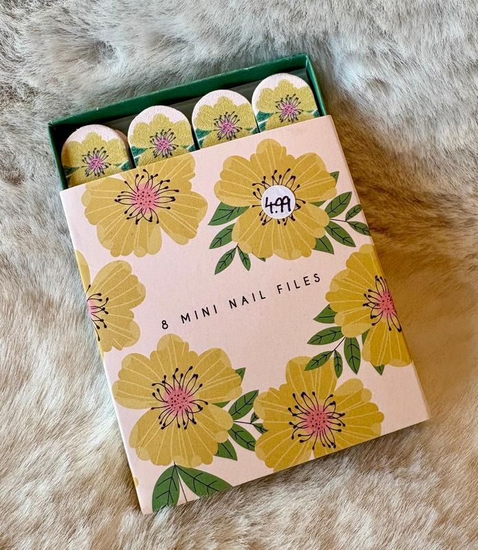 'Yellow Rose' Mini Nail Files