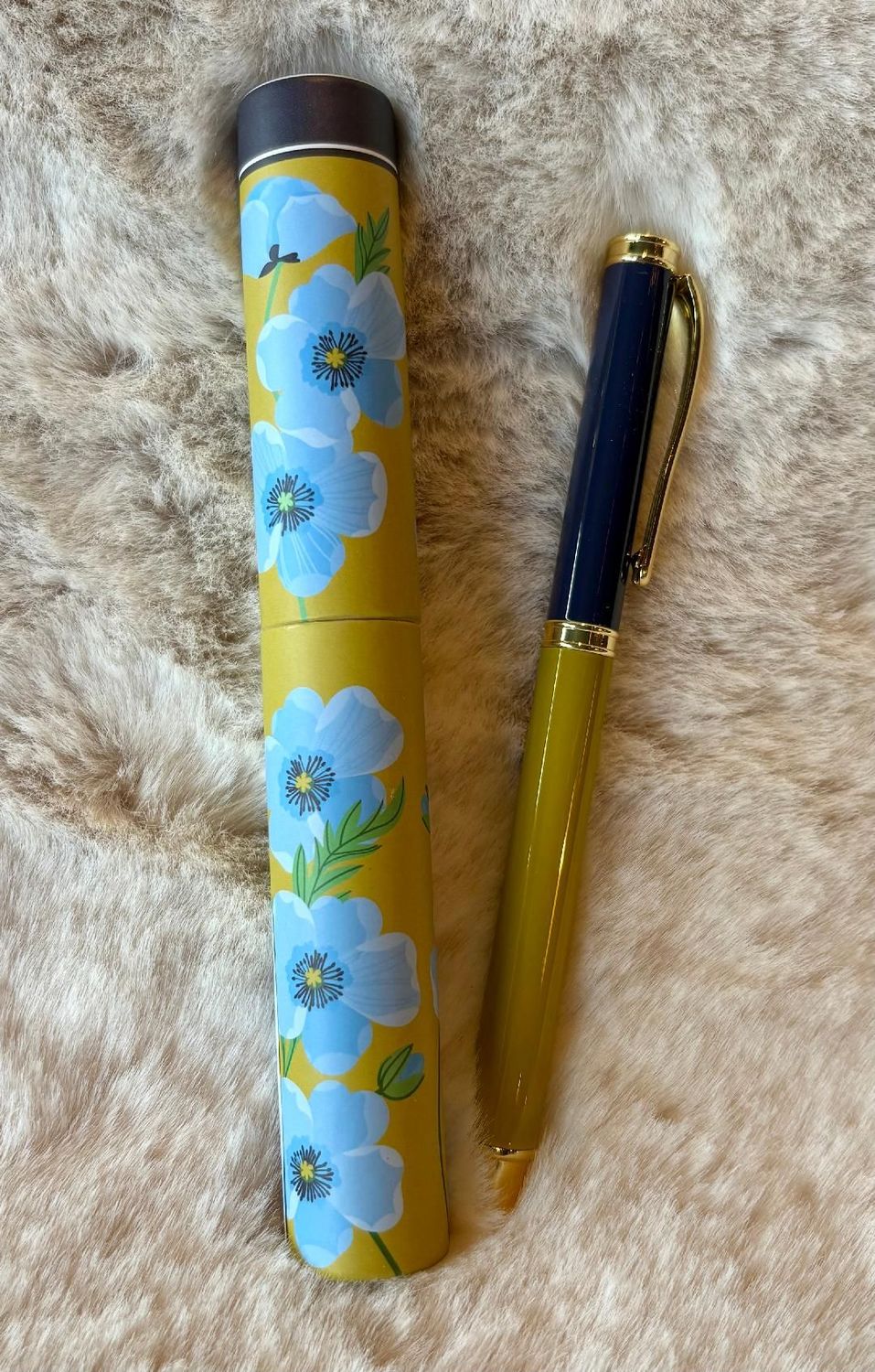 'Blue Poppy' Enamel Pen