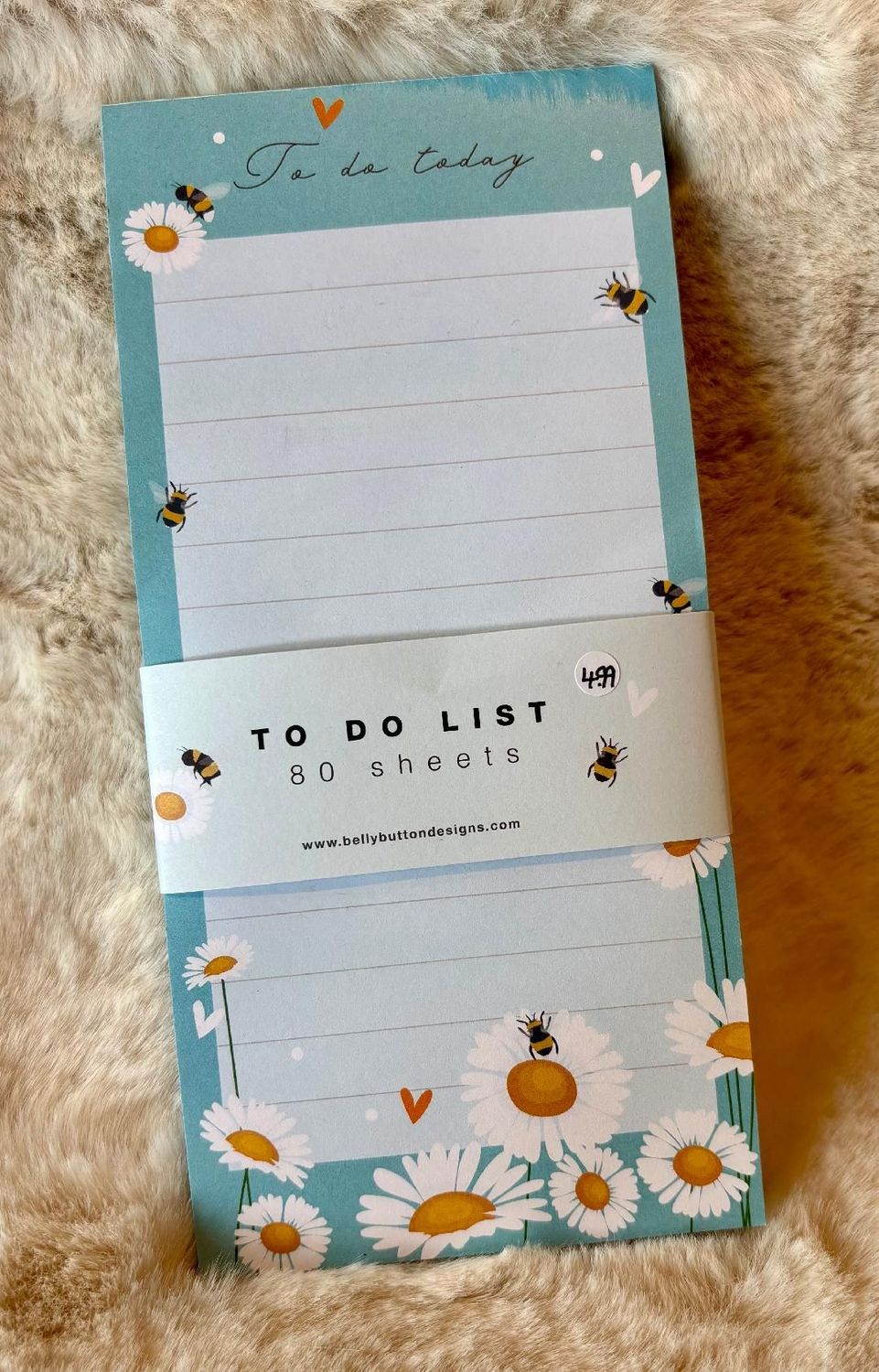 'Bees/Daisies' Magnetic Pad