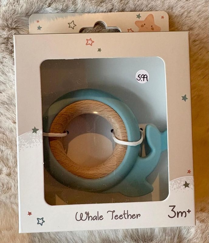 'Whale' Silicone Teether