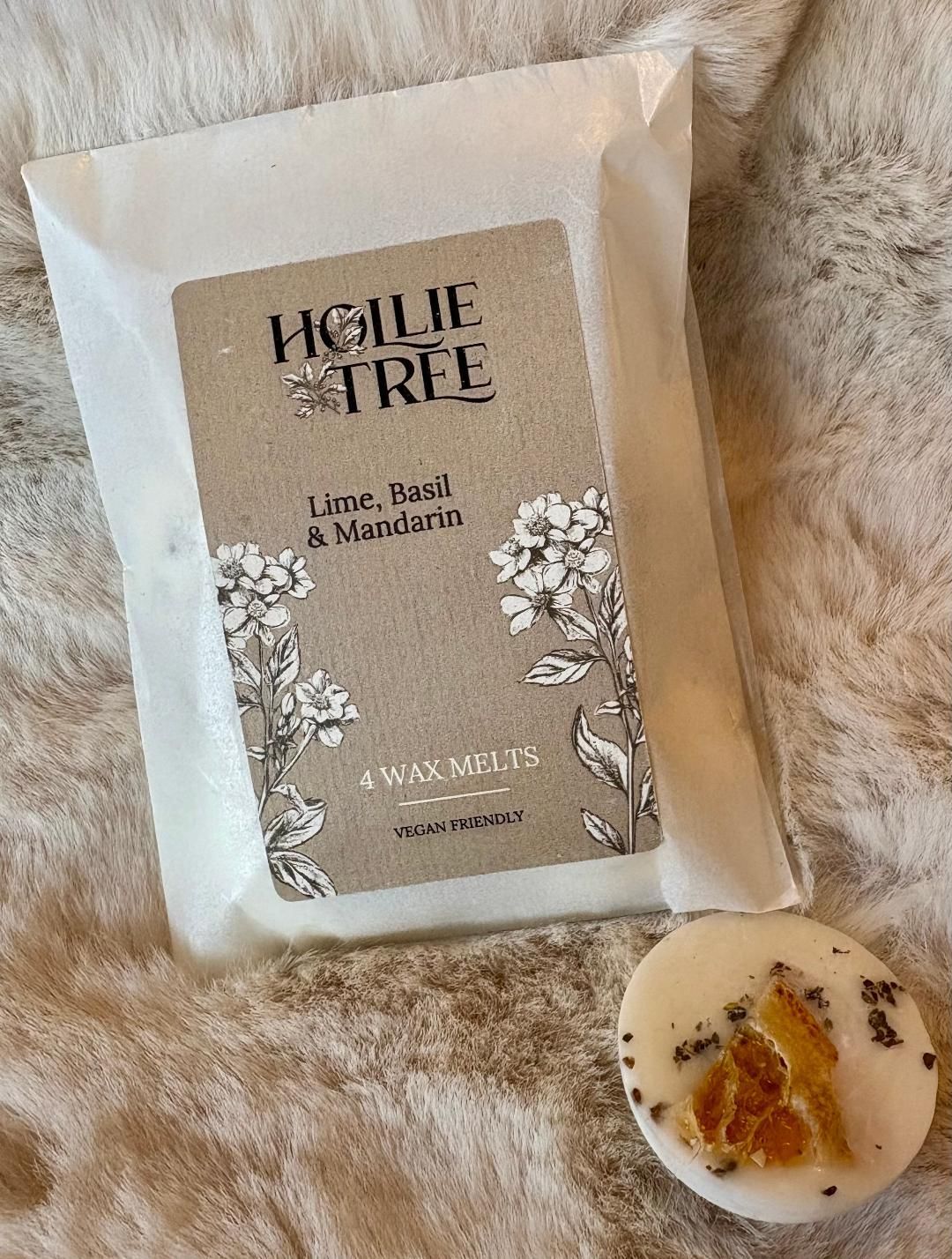 'Lime, Basil & Mandarin' 4 Wax Melts