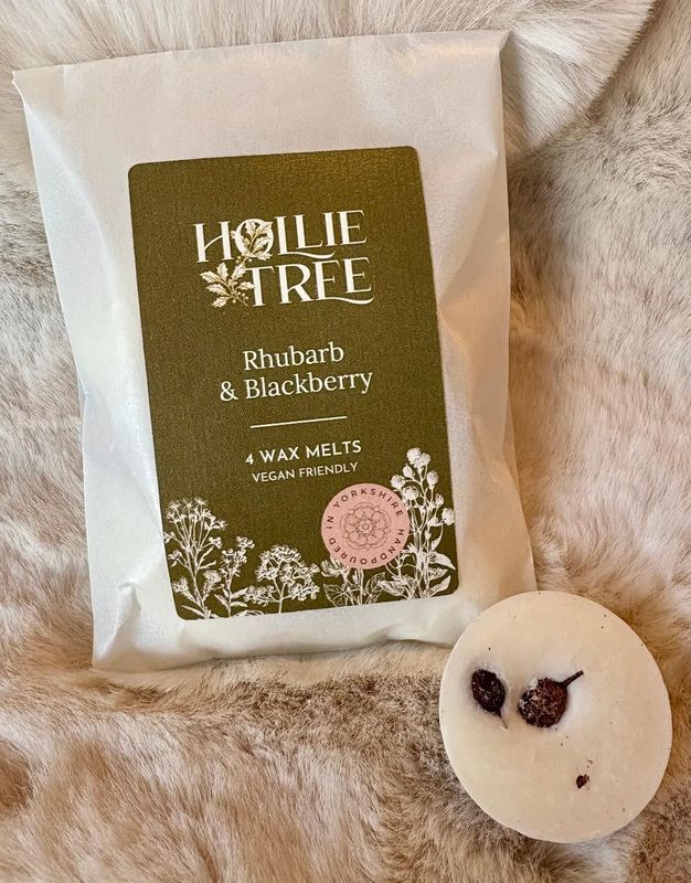 'Rhubarb & Blackberry' 4 Wax Melts