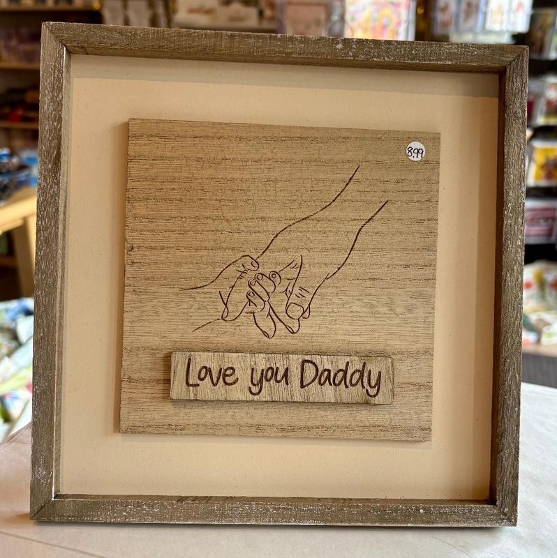 'Love You Daddy' Plaque