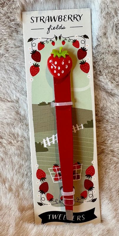 Red 'Strawberry' Tweezers