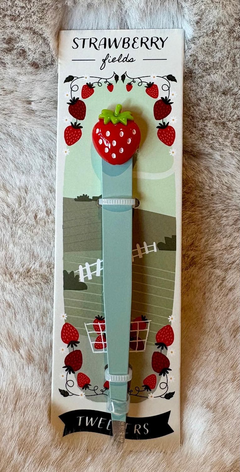 Green 'Strawberry' Tweezers