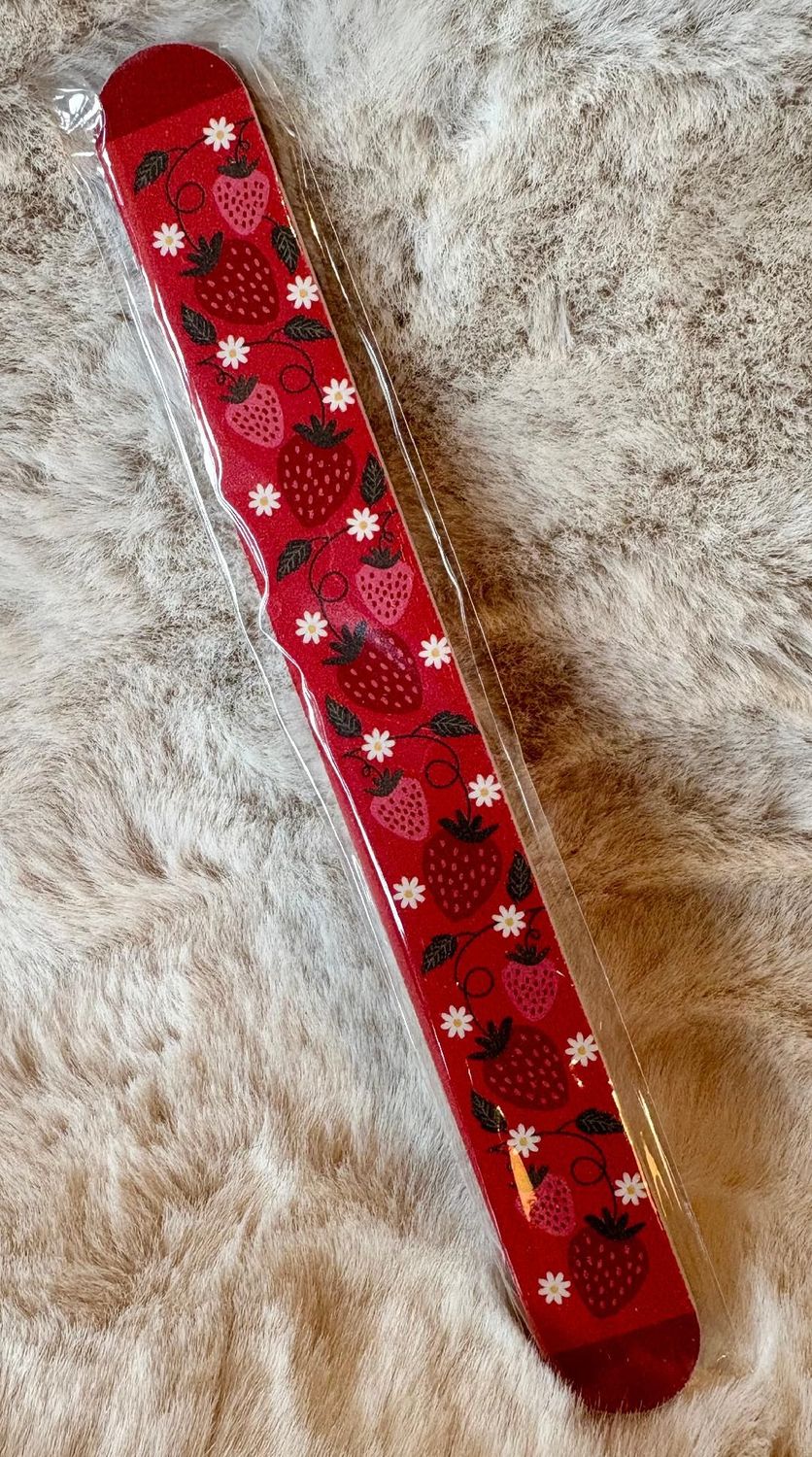 Red 'Large Emery Board'