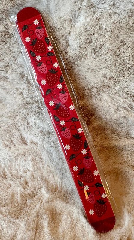 Red 'Large Emery Board'