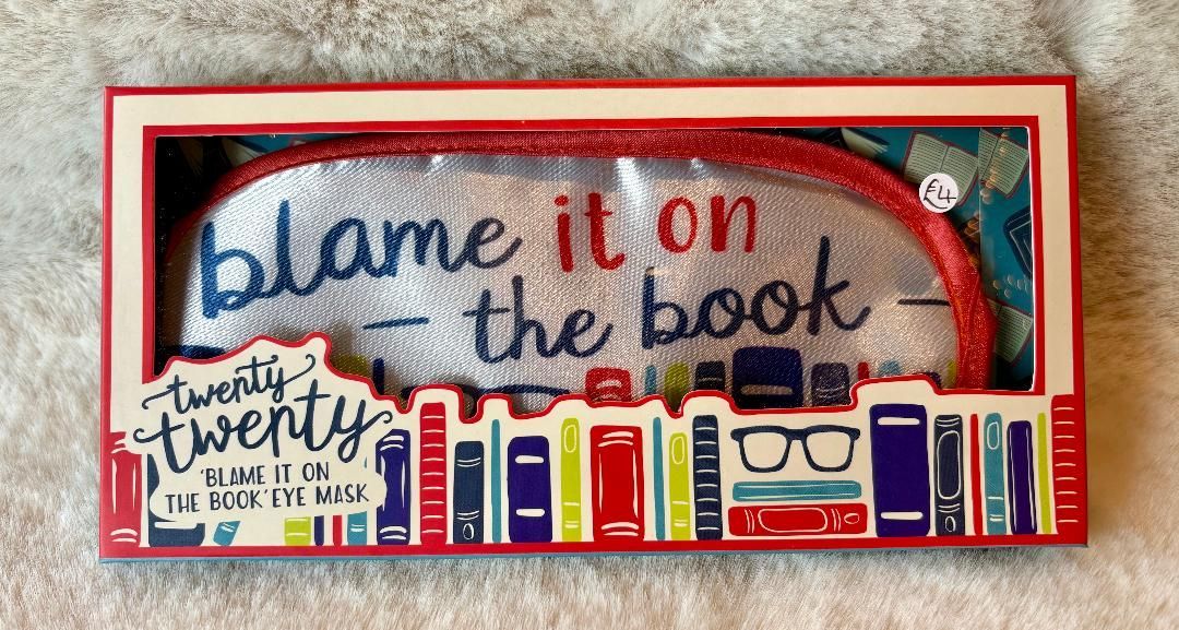 'Blame It On The Book' Eye Mask