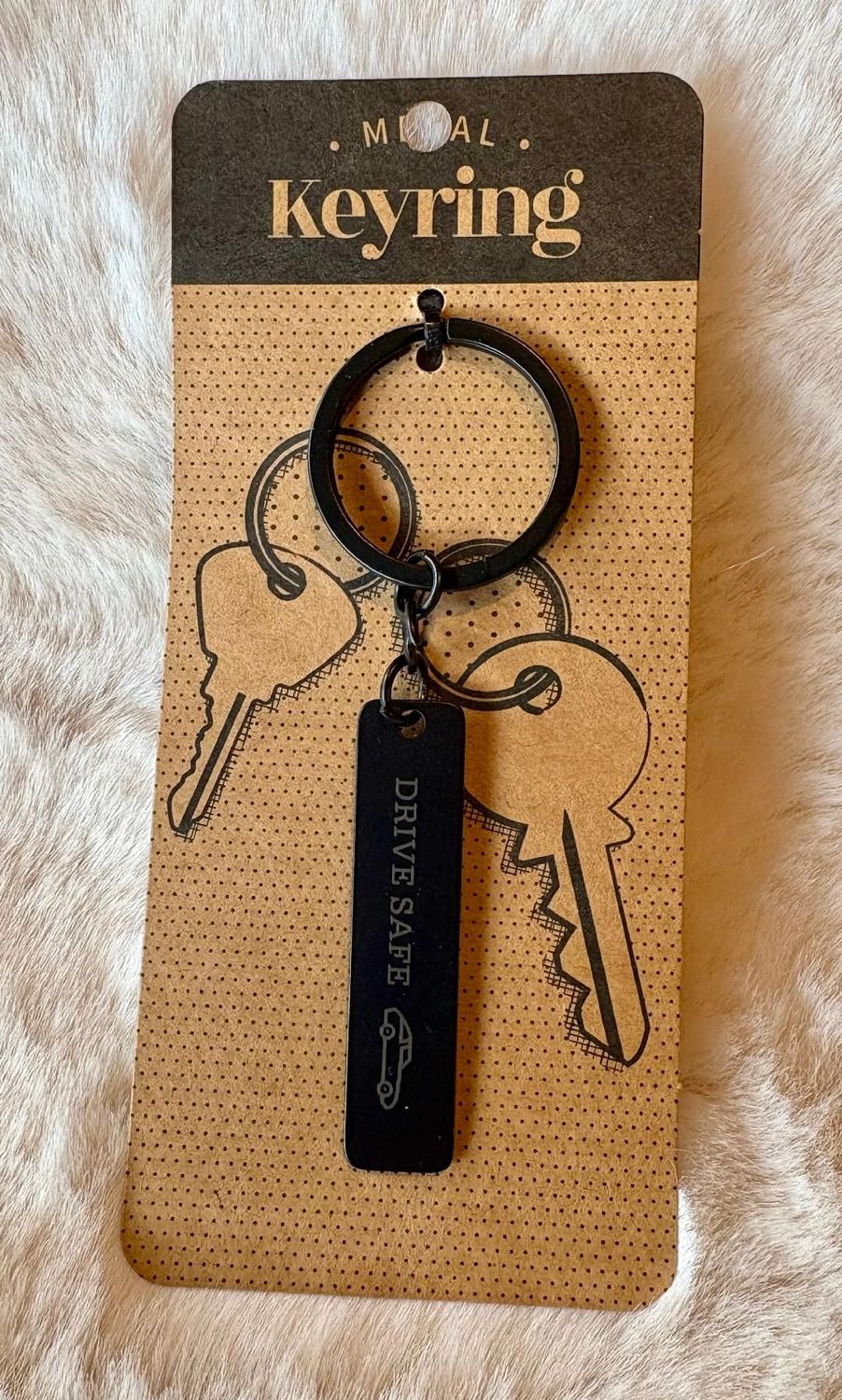 'Drive Safe' Keyring