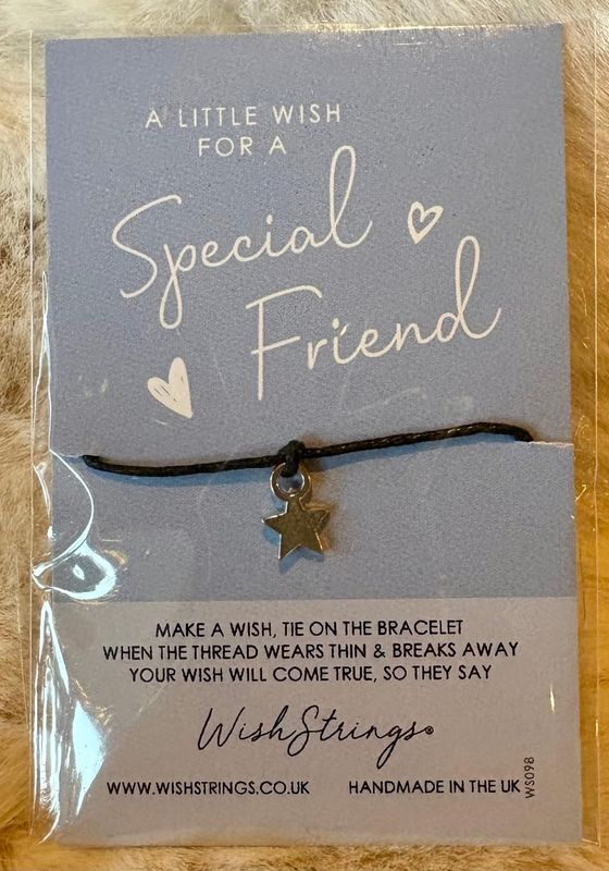 'Special Friend' Wish String Bracelet