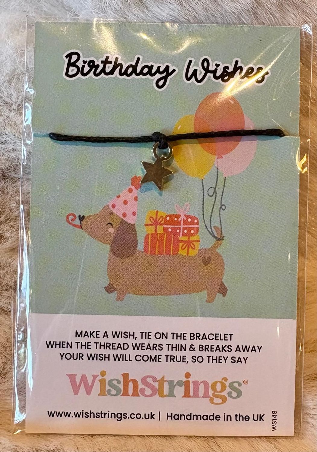 'Birthday Wishes' Wish String Bracelet
