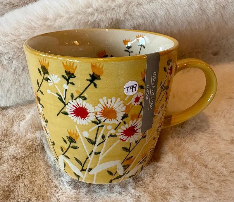 Yellow 'Wild Daisy' Mug