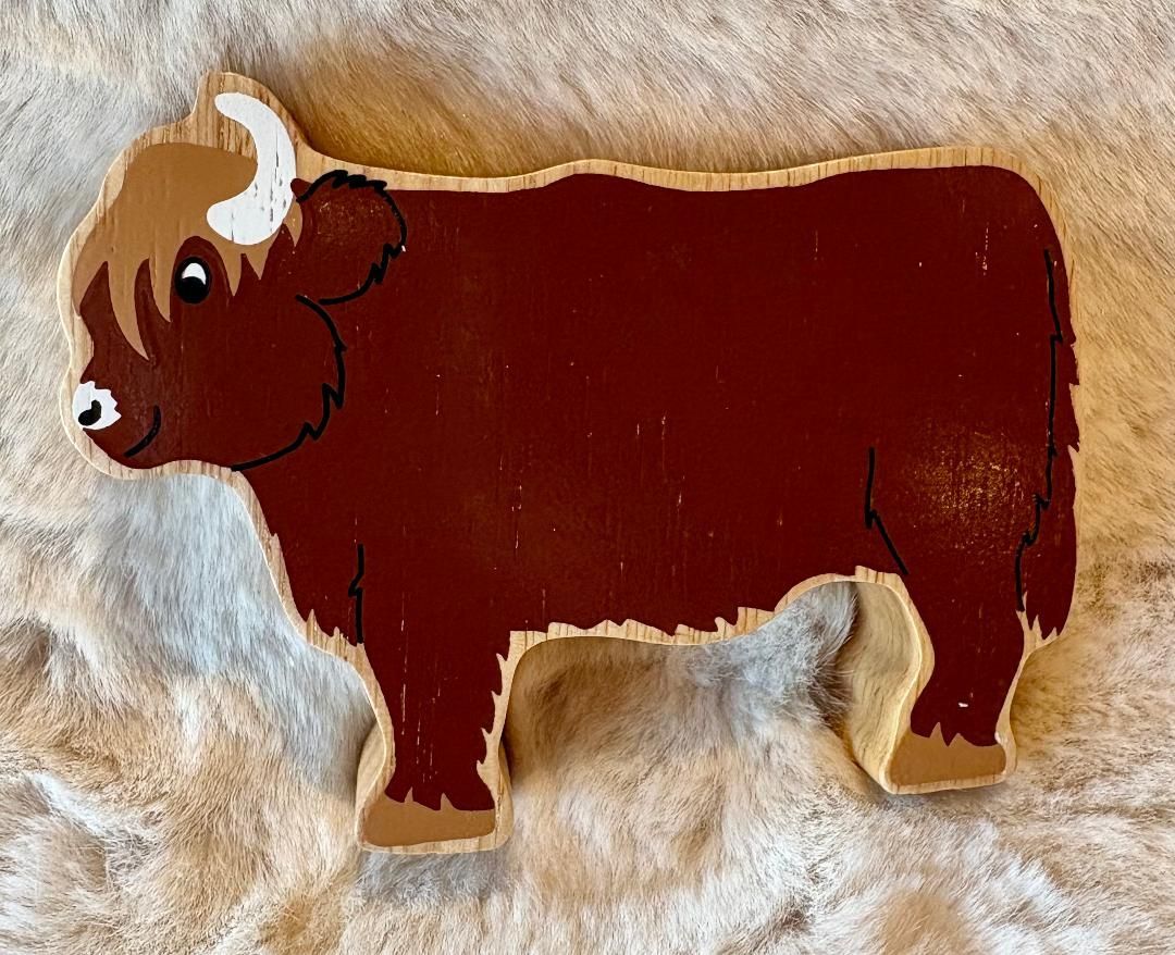Chunky 'Highland Cow' Play Animal