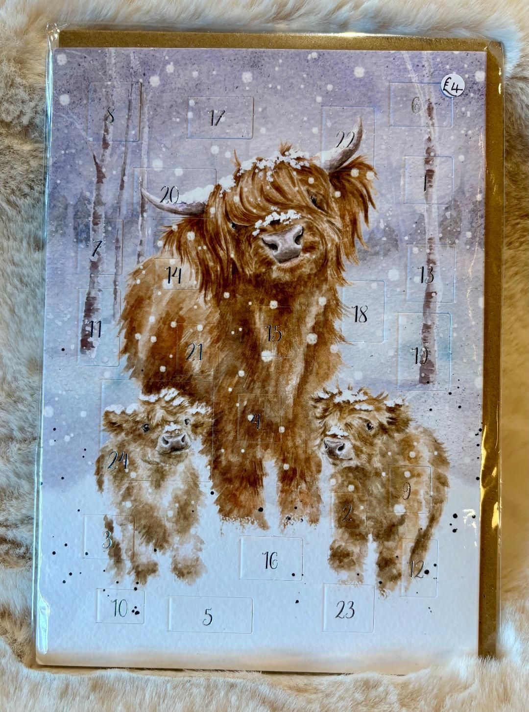 'A Highland Christmas' Advent Card