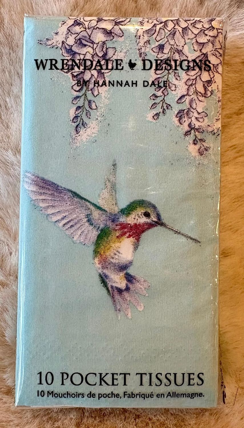 'Hummingbird' Pocket Tissues