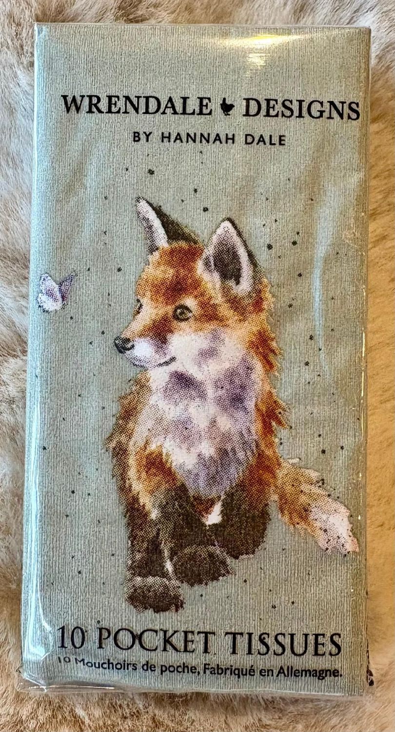 'Fox' Pocket Tissues