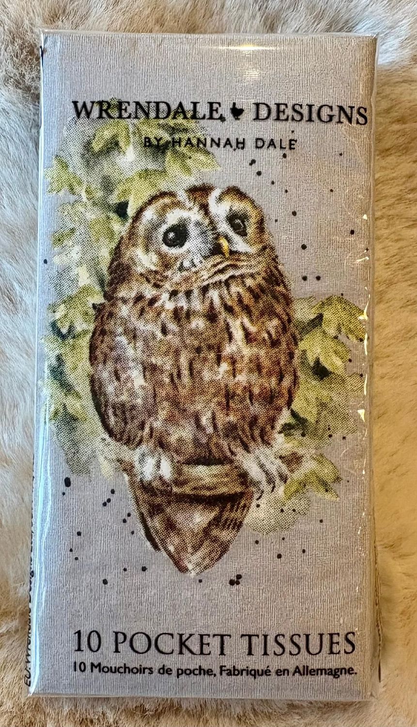 'Owl' Pocket Tissues