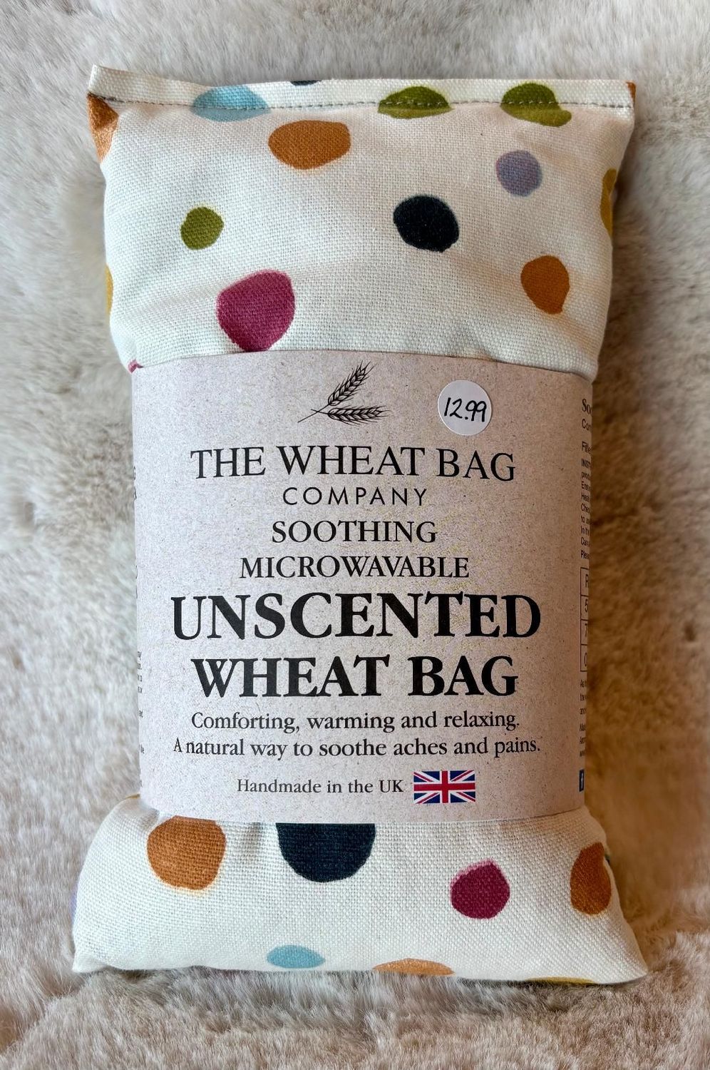 'Dots' Unscented Wheat Bag
