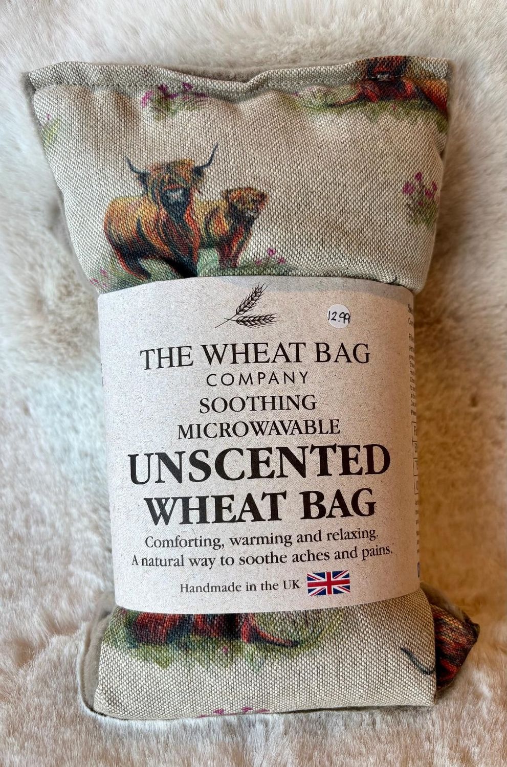 'Highland Cow' Unscented Wheat Bag