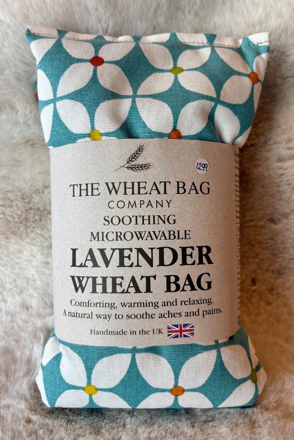 'Blue Flower' Lavender Wheat Bag