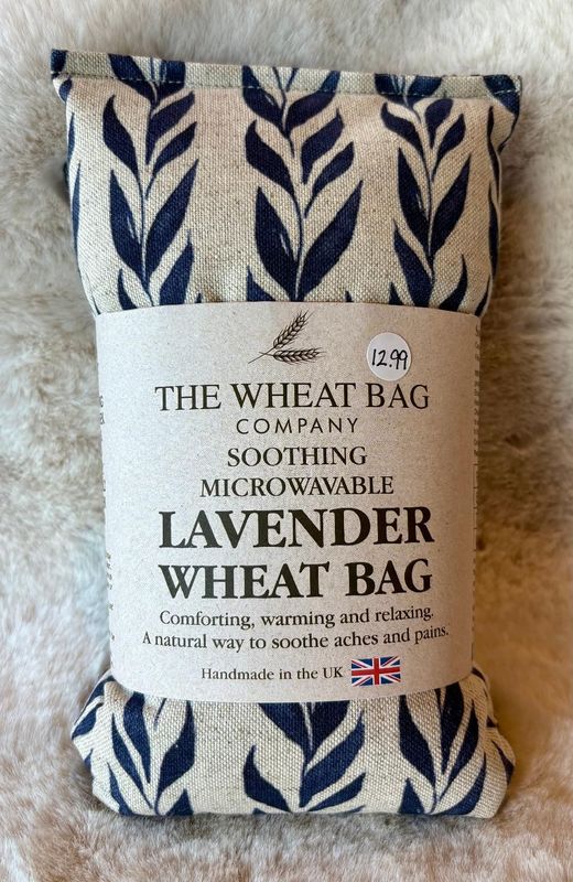 'Navy Vines' Lavender Wheat Bag