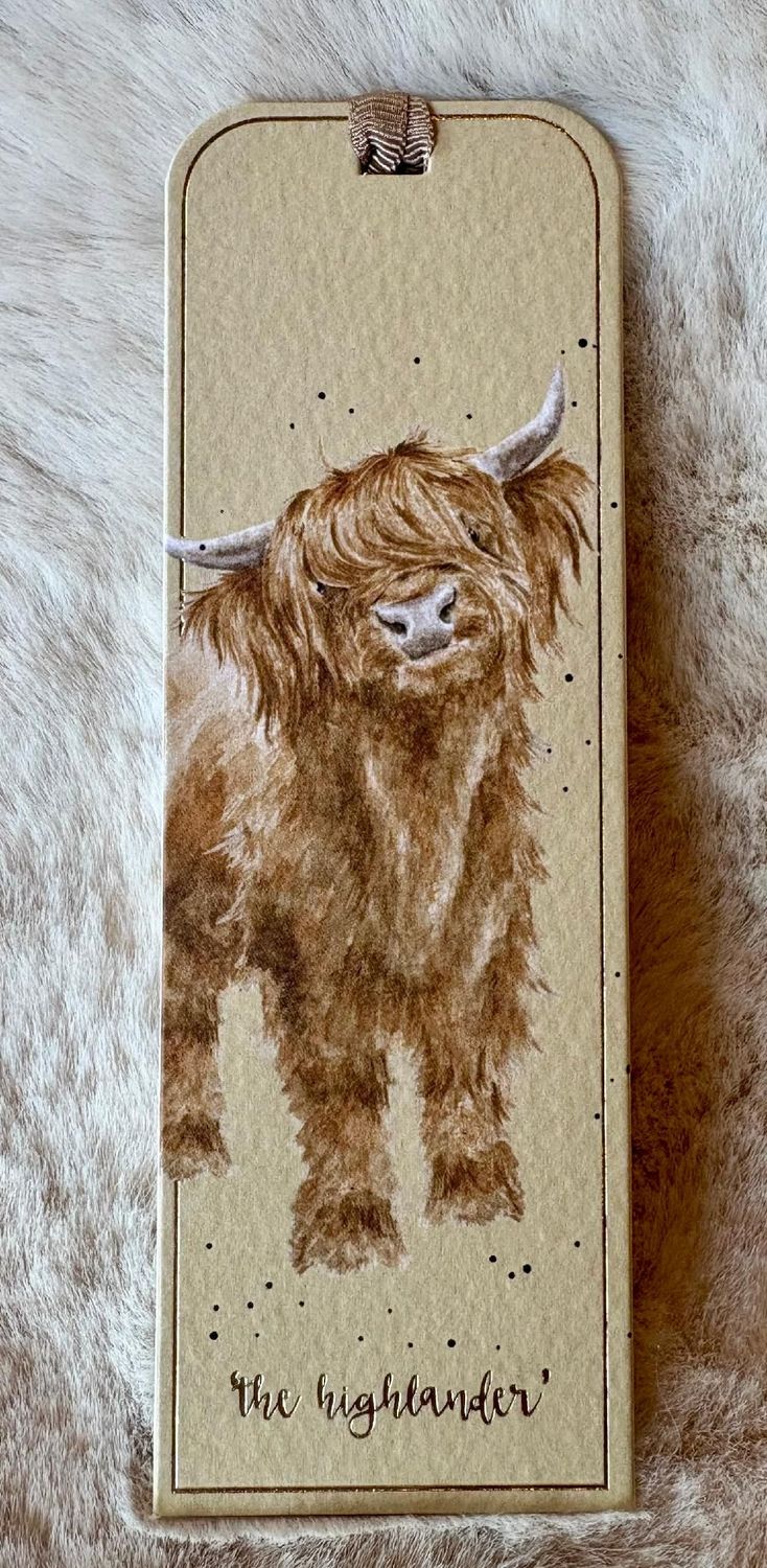 'Highland Cow' Bookmark