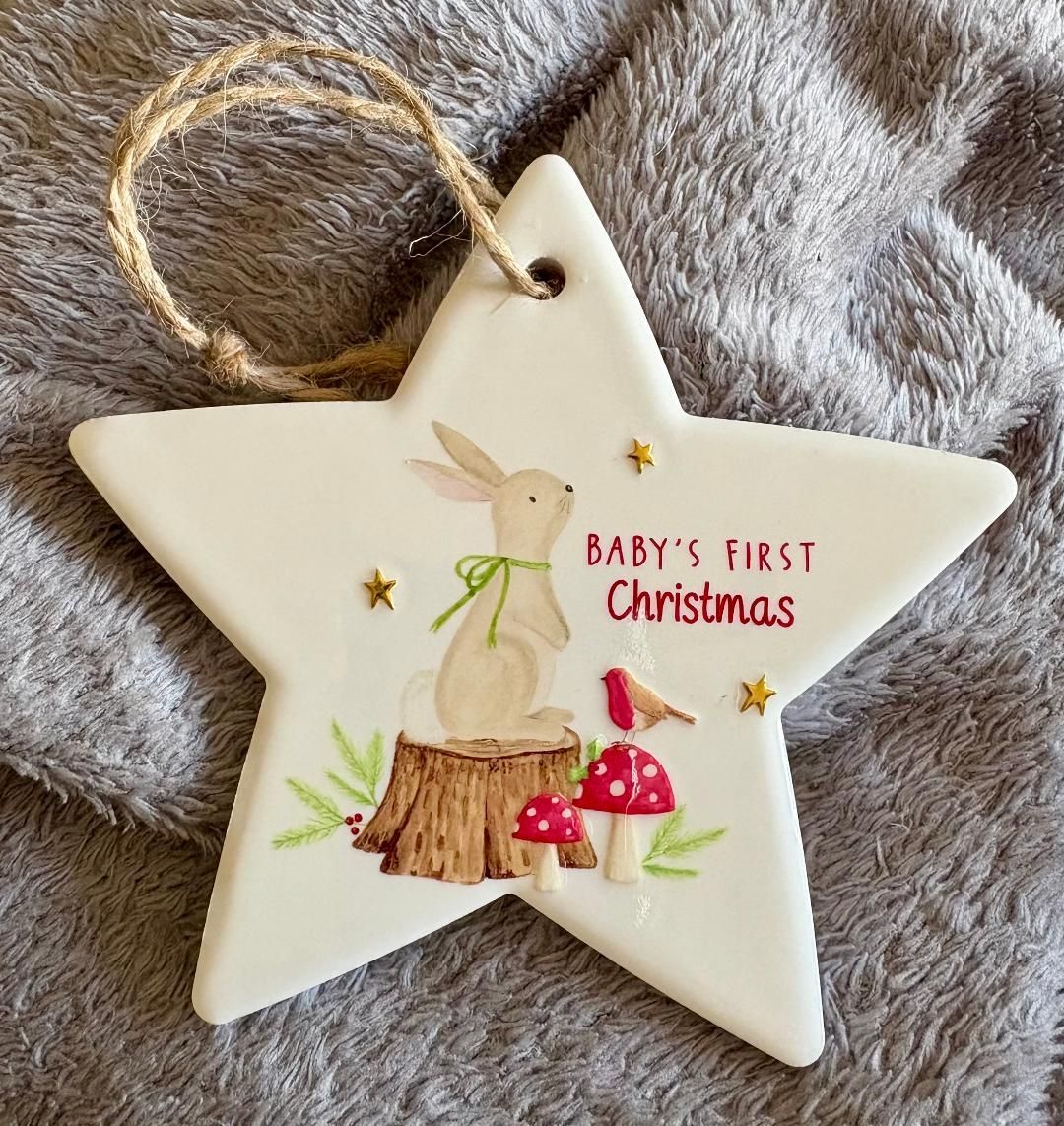 'Baby's 1st Christmas' Hanger
