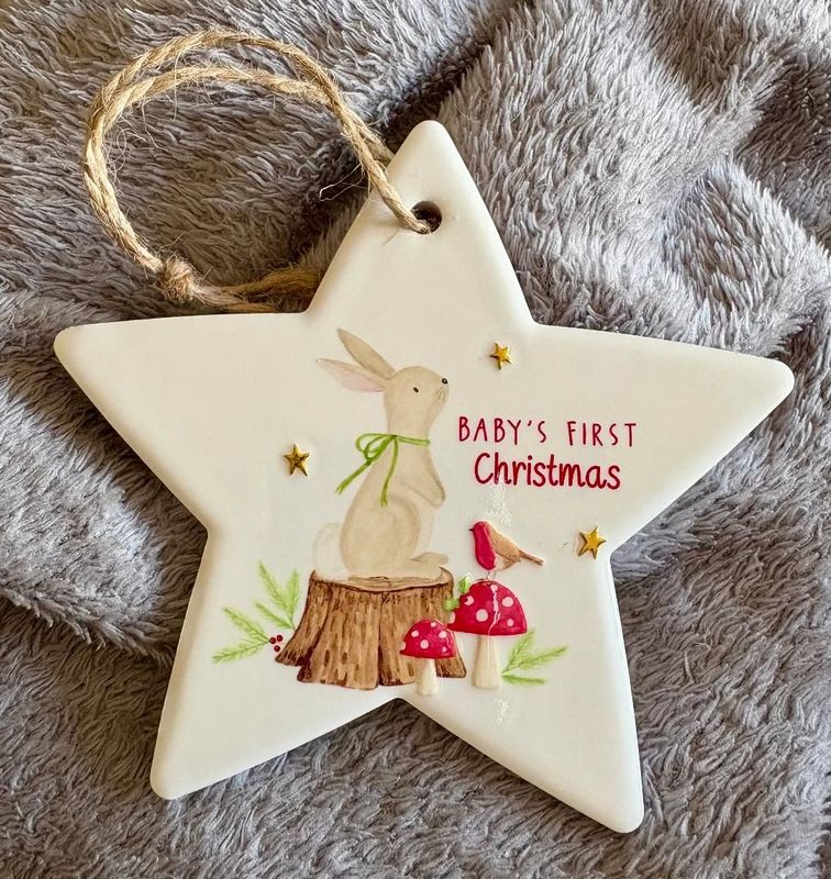 'Baby's 1st Christmas' Hanger