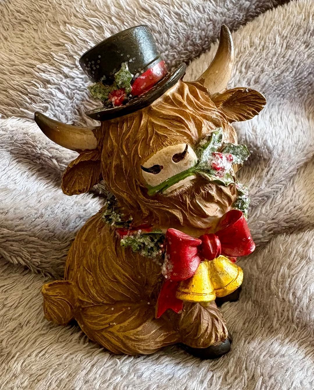 'Mr Highland Cow' Ornament
