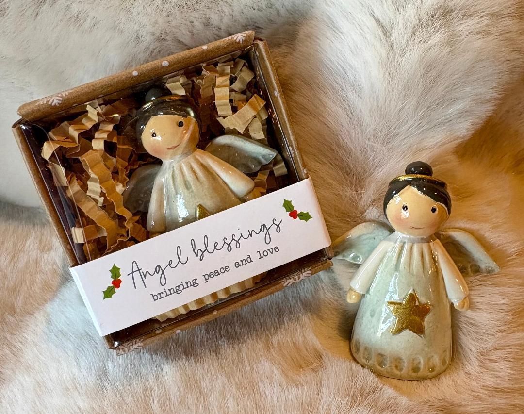 'Angel Blessings' Resin Keepsake