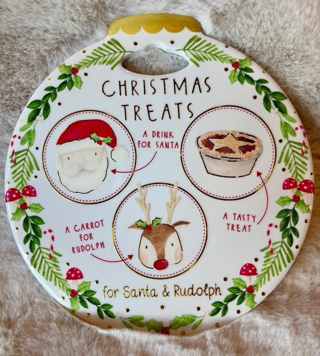 'Christmas Treats Plate'