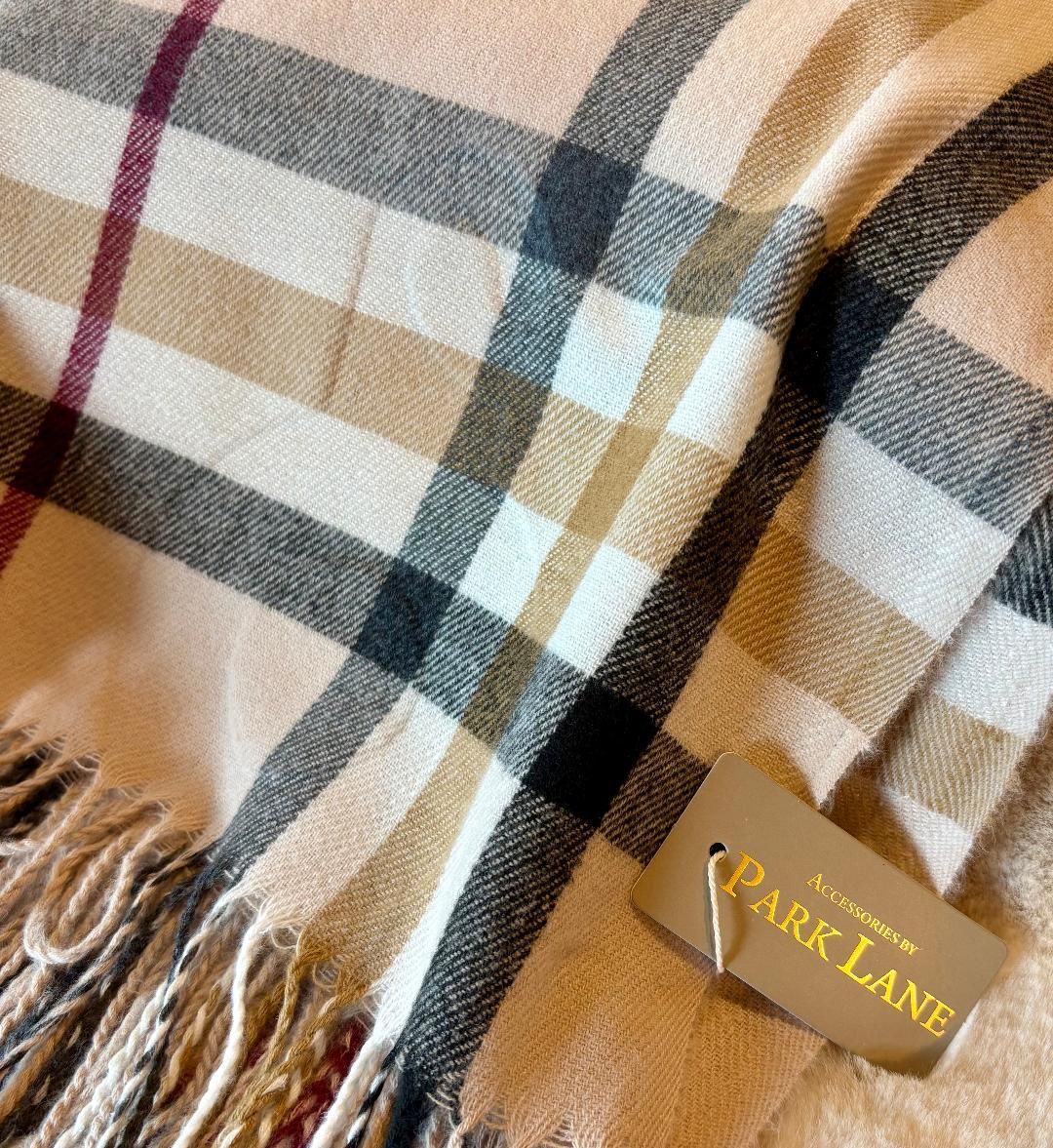 'Camel/Black' Scarf