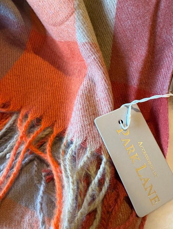 'Orange/Grey' Scarf