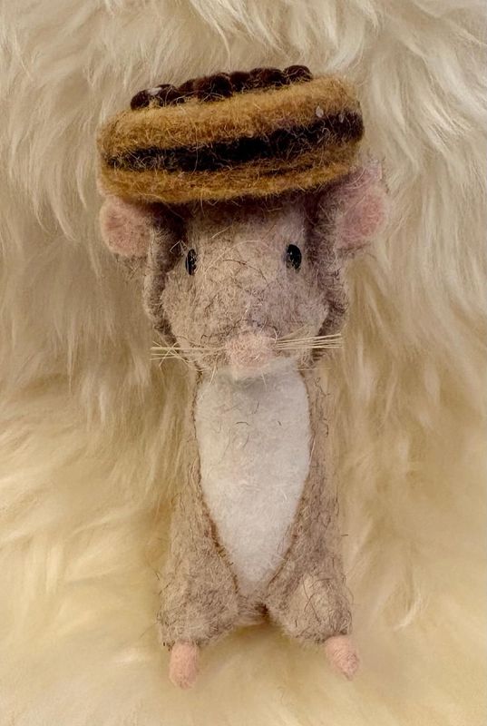 'Mouse/Cookie' Felt Decoration