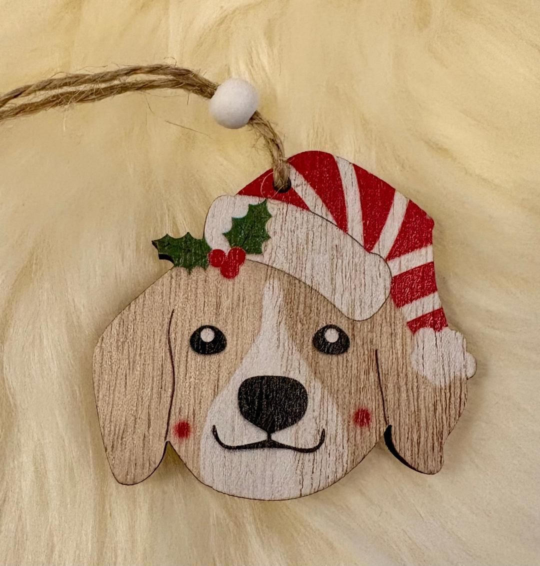 'Dog' Wooden Decoration
