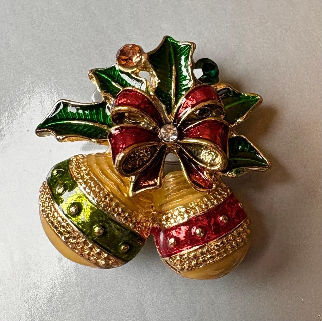 'Christmas Baubles' Brooch
