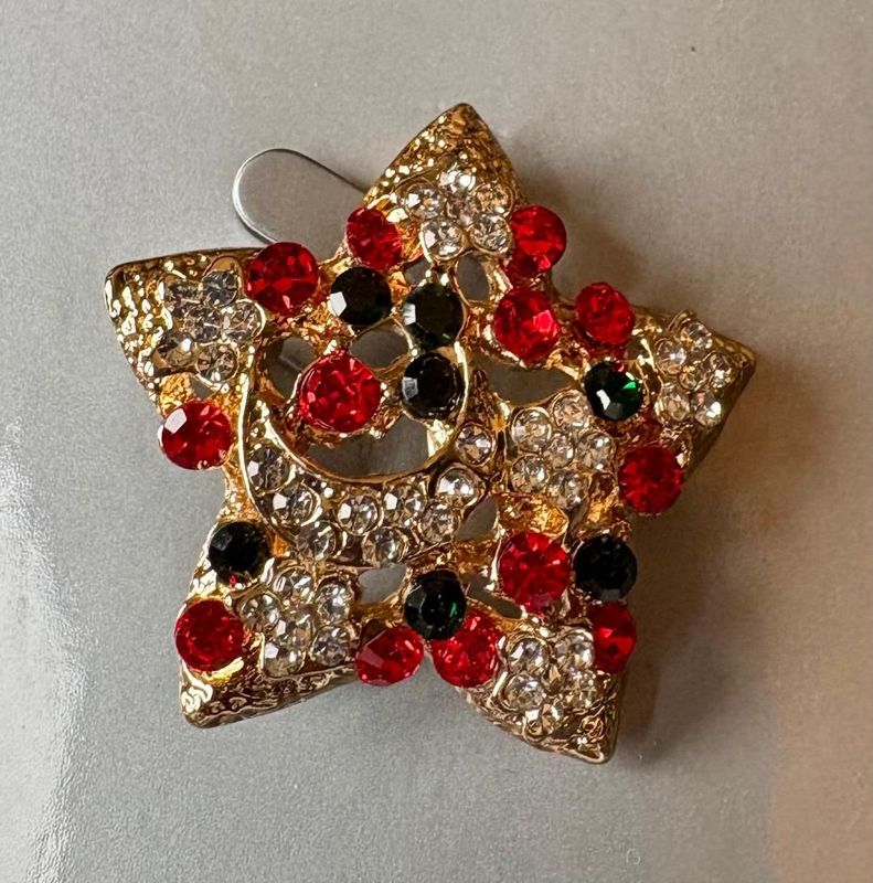 'Jewelled Star' Brooch