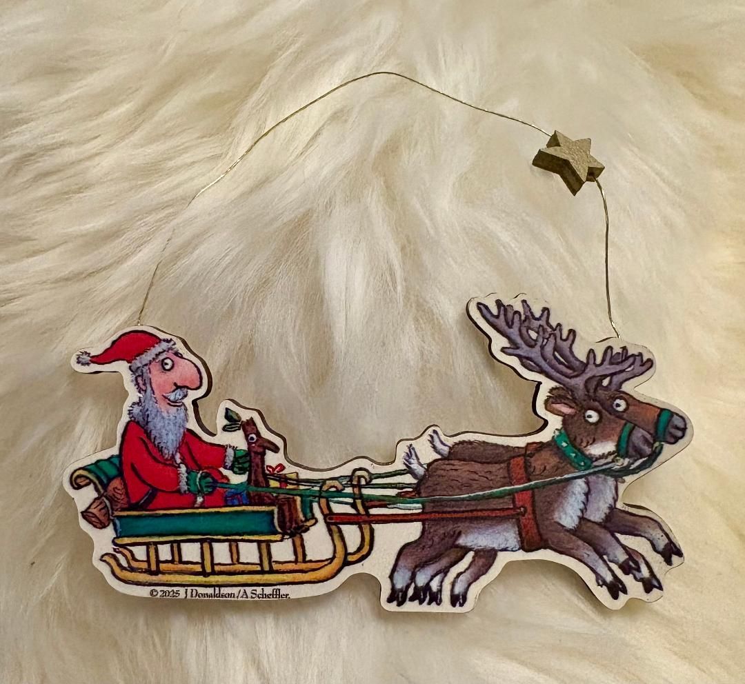 'Santa & Stick Man Sleigh' Decoration