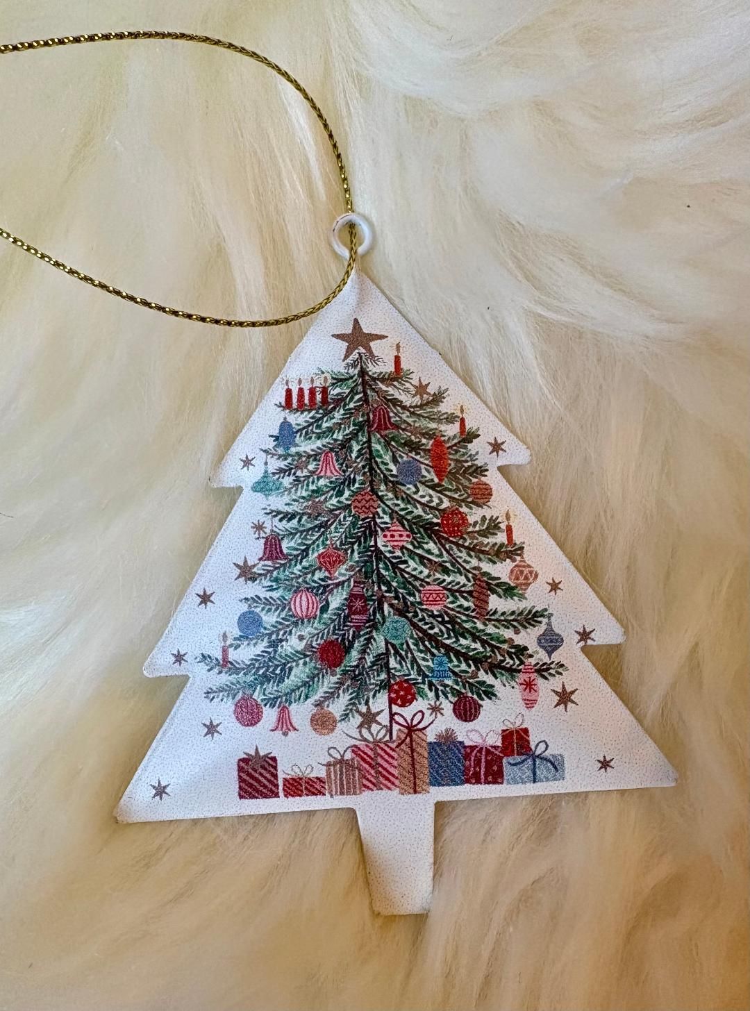 'Nostalgia Santa' Tree Decoration