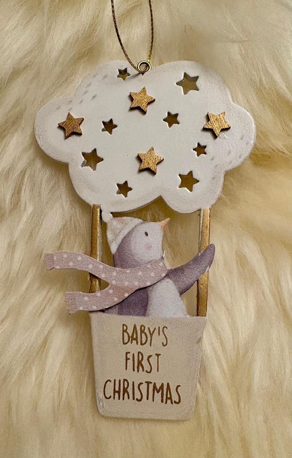 'Penguin/1st Xmas' Hanger (C)